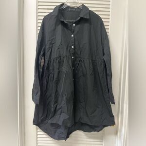 Shein Curve Black  Dress XL Baby Doll  Plus Size